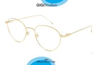 shop online Round titanium eyeglasses GIGI Studios ORIGIN 7501 gold otticascauzillo.com acquisto online Occhiale da vista in titanio tondo GIGI Studios ORIGIN 7501/6 oro 