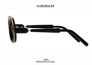 shop online New round sunglasses KUBORAUM Mask Z3 gold and black otticascauzillo.com acquisto online Nuovo occhiale da sole tondo KUBORAUM Mask Z3 oro e nero
