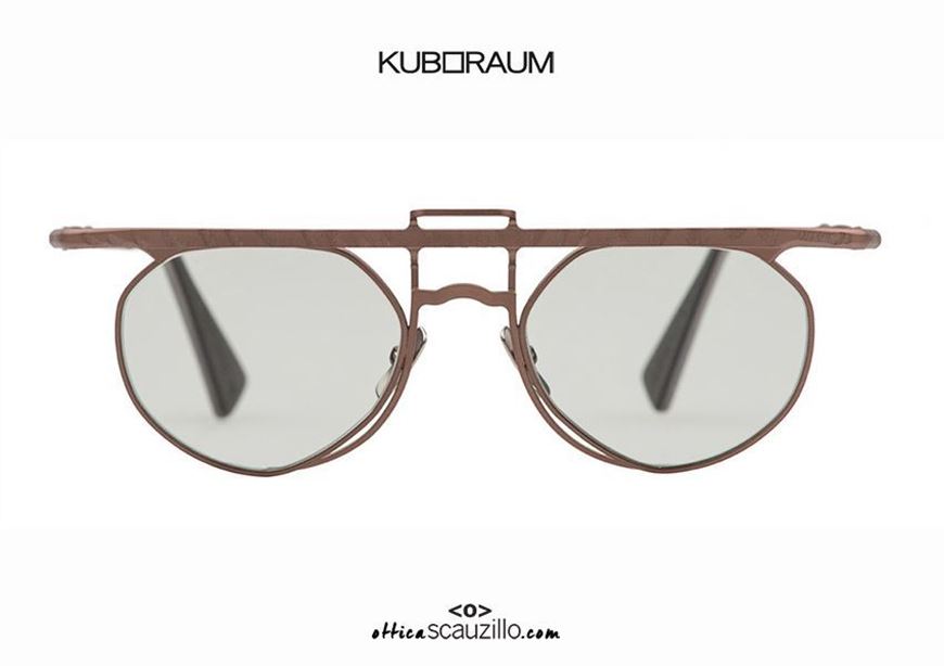 New round metal sunglasses KUBORAUM Mask H55 bronzePrevious productNew  round metal sunglasses Next productNew flat metal round sungla