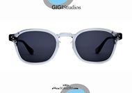shop online New square sunglasses GIGI STUDIOS JARED 64838 transparent gray otticascauzillo.com acquisto online Nuovo occhiale da sole squadrato GIGI STUDIOS JARED 6483/8 grigio trasparente