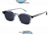 shop online New square sunglasses GIGI STUDIOS JARED 64838 transparent gray otticascauzillo.com acquisto online Nuovo occhiale da sole squadrato GIGI STUDIOS JARED 6483/8 grigio trasparente