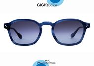 shop online New square sunglasses GIGI STUDIOS JARED 6483 blue otticascauzillo.com acquisto online Nuovo occhiale da sole squadrato GIGI STUDIOS JARED 6483/3 blu