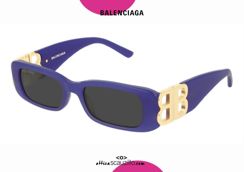 New rectangular sunglasses with BB Balenciaga logo BB0096S col. 004