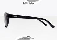 shop online New flat top sunglasses Balenciaga BB0098S TV D-FRAME col. 001 black otticascauzillo.com acquisto online Nuovo occhiale da sole flat top Balenciaga BB0098S TV D-FRAME col.001 nero