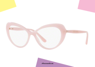 Occhiale da vista Dolce e Gabbana DG3264 col.3098 rosa dalla forma a farfalla Eyeglasses Dolce and Gabbana DG3264 col.3098 pink