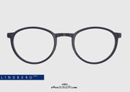shop online new Round titanium eyeglasses N.O.W LINDBERG 6527 col. C06-U9 black on otticascauzillo.com acquisto online nuovo occhiale  da vista titanio tondo N.O.W LINDBERG 6527 col. C06-U9 nero