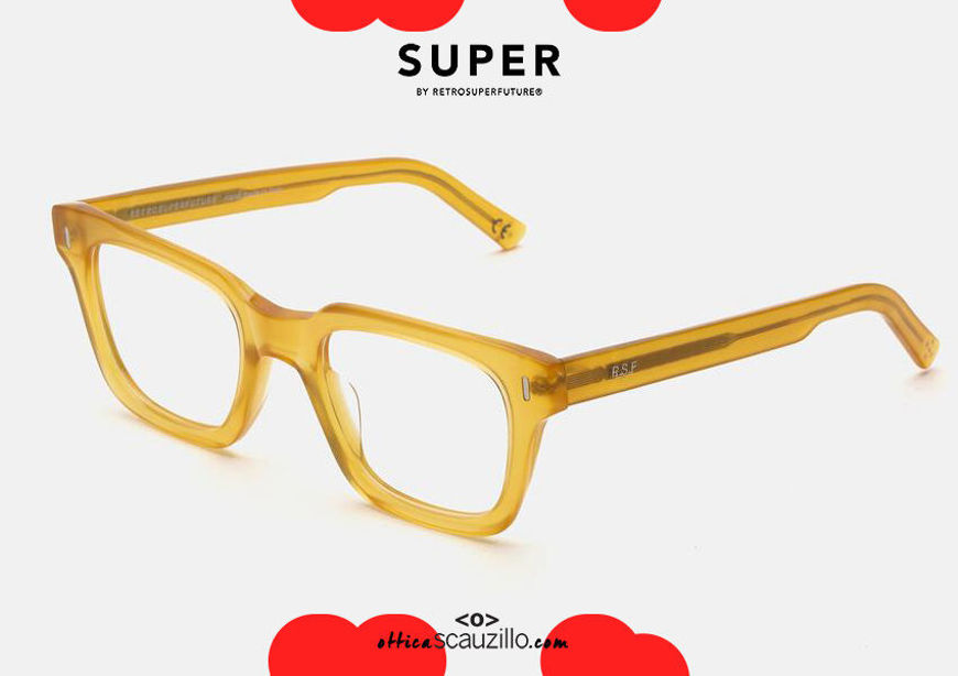 zich zorgen maken Brochure oor New vintage square eyeglasses RETRO SUPER FUTURE Numero 79 col. honey |  Occhiali | Ottica Scauzillo