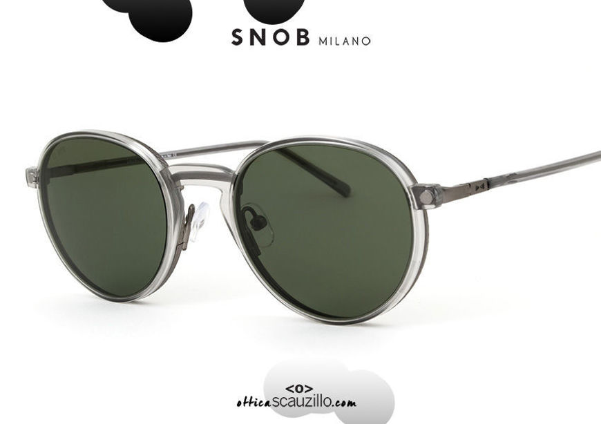 Clip-L - Rectangle Green Clip On Sunglasses for Men & Women - EFE