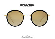 shop online new Spektre MORGAN gold metal round sunglasses with gold mirror on otticascauzillo.com acquisto online nuovo Occhiale da sole tondo in metallo oro Spektre MORGAN specchio oro
