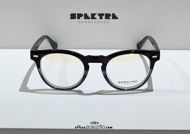 shop online new Spektre VECTOR 01V brown and gray vintage round eyeglasses acquisto online nuovo Occhiale da vista tondo vintage Spektre VECTOR 01V marrone e grigio