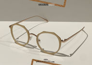 acquisto online nuovo Occhiale da vista in metallo tondo KreuzbergKinder KB1145 col. oro e avorio su otticascauzillo.com shop online new  KreuzbergKinder KB1145 round metal eyeglasses col. gold and ivory