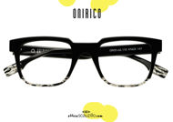 acquisto online nuovo Occhiale da vista rettangolare vintage design ONIRICO ON55 col.110 nero su otticascauzillo.com shop online new Vintage rectangular eyeglasses ONIRICO ON55 col. 110 black