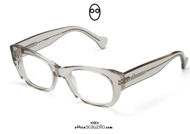 acquisto online nuovo Occhiale da vista rettangolare tondo Saturnino Eyewear SATU col. 15 grigio trasparente su otticascauzillo.com shop online new Round rectangular eyeglasses Saturnino Eyewear SATU col. 15 transparent gray