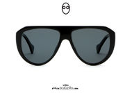 shop online new Oversized teardrop sunglasses Saturnino Eyewear MORDECAI col. 4 black on otticascauzillo.com acquisto online nuovo Occhiale da sole a goccia oversize Saturnino Eyewear MORDECAI col. 4 nero