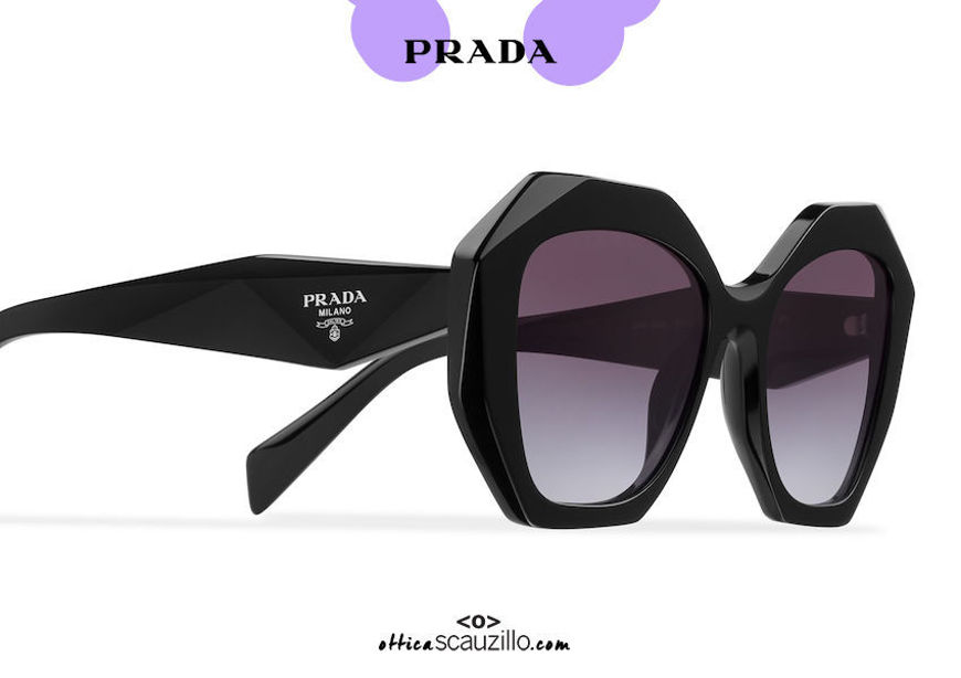 Prada SPR65Z Oval Sunglasses | Fashion Eyewear US
