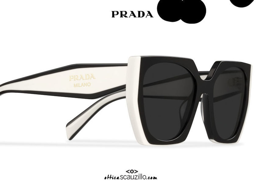 Actualizar 50+ imagen prada sunglasses white and black