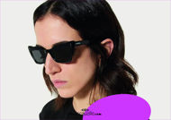 Acquista online su otticascauzillo.com il tuo nuovo occhiale da sole cat - eye in acetato Valentino VA 4092 col. 019 nero