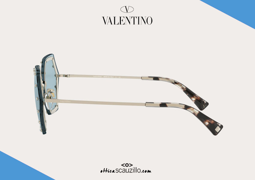 Lunettes De Soleil Oliver By Valentino - Monture Gris-vert Métal/plastique - Verres Gris - Occasion
