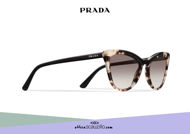 Acquista online su otticascauzillo.com il tuo nuovo occhiale da sole cat eye oversize acetato PRADA SPR 01V
