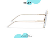 Acquista online su otticascauzillo.com il tuo nuovo occhiale da sole aviator metallo PRADA SPR 66X col. oro pallido
