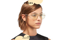 Acquista online su otticascauzillo.com il tuo nuovo occhiale da sole aviator metallo PRADA SPR 66X col. oro pallido + soleil