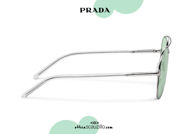 Acquista online su otticascauzillo.com il tuo nuovo occhiale da sole aviator metallo PRADA SPR 66X col. acciaio