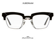 shop online new New vintage eyeglasses with metal insert KUBORAUM Mask N6 black on otticascauzillo.com acquisto online nuovo occhiale da vista vintage inserto metallo KUBORAUM Mask N6 nero