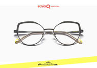 Acquista online su otticascauzillo.com il tuo nuovo occhiale da vista cat eye oversize Etnia Barcelona in metallo ALEKSANDRA col. BK