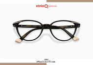 Acquista online su otticascauzillo.com il tuo nuovo occhiale da vista cat eye oversize Etnia Barcelona in acetato VIRGINIA col. BKWH