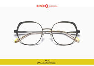 Acquista online su otticascauzillo.com il tuo nuovo occhiale da vista esagonale oversize Etnia Barcelona in metallo GEORGIANA col. BKGD