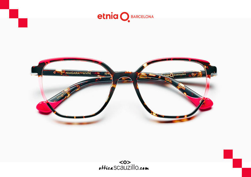 Acquista online su otticascauzillo.com il tuo nuovo occhiale da vista quadrato Etnia Barcelona in acetato NIAGARA col. HVPK