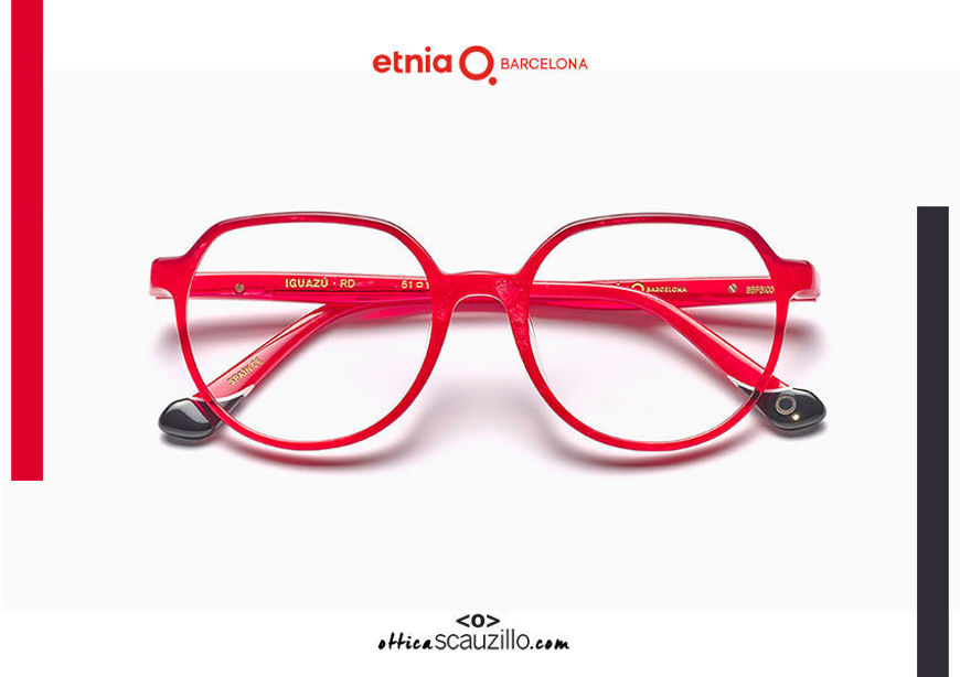 Acquista online su otticascauzillo.com il tuo nuovo occhiale da vista tondo Etnia Barcelona in acetato IGUAZU col. RD