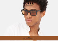Acquisto online su otticascauzillo.com il tuo nuovo occhiale da sole rettangolare squadrato RETRO SUPER FUTURE 1968 refined