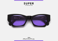 Acquista online su otticascauzillo.com il tuo nuovo occhiale sole squadrato RETRO SUPER FUTURE AMATA nero viola
