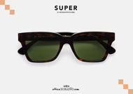 Acquisto online su otticascauzillo.com il tuo nuovo occhiale da sole squadrato RETRO SUPER FUTURE America 3627 verde