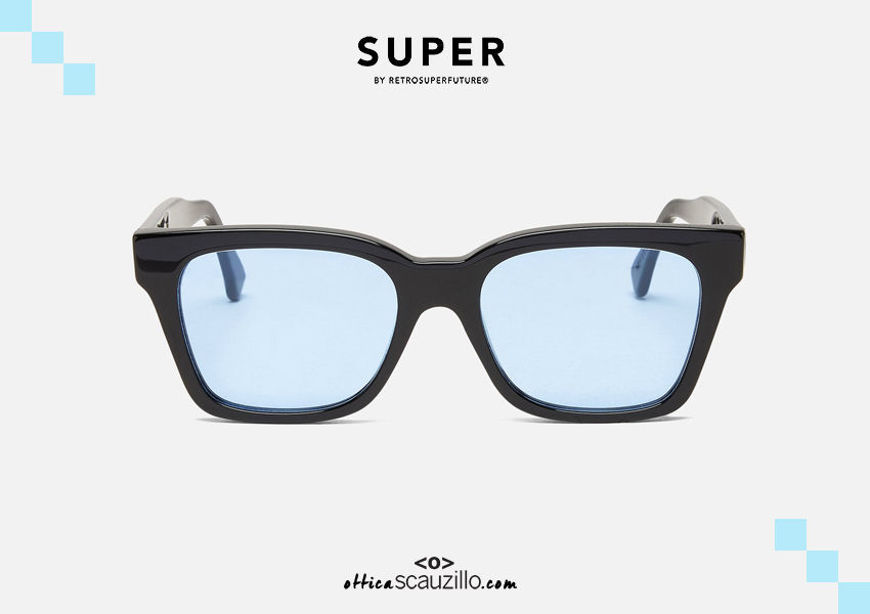 Acquisto online su otticascauzillo.com il tuo nuovo occhiale da sole squadrato RETRO SUPER FUTURE America azzurro