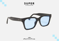 Acquisto online su otticascauzillo.com il tuo nuovo occhiale da sole squadrato RETRO SUPER FUTURE America azzurro