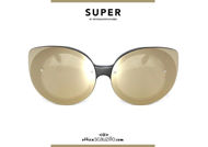 Acquista online su otticascauzillo.com il tuo nuovo occhiale da sole cat eye RETRO SUPER FUTURE RITA VX1 specchio oro nero