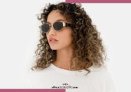 Acquista online su otticascauzillo.com il tuo nuovo occhiale da sole ovale in metallo RETRO SUPER FUTURE X black
