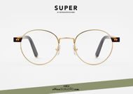 Acquista online su otticascauzillo.com il tuo nuovo occhiale da vista tondo in metallo RETRO SUPER FUTURE ARCHIVE Numero 36 oro