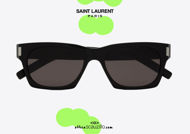 shop online new Saint Laurent SL402 narrow rectangular sunglasses col.005 black on otticascauzillo.com acquisto online nuovo Occhiale da sole rettangolare stretto Saint Laurent SL402 col.005 nero