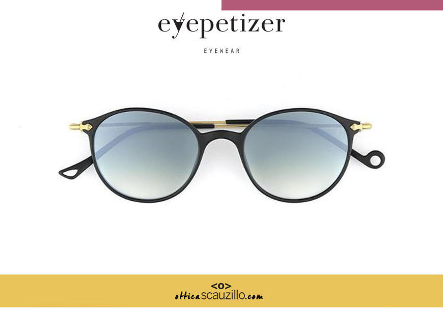 . Acquista online su otticascauzillo.com il tuo nuovo occhiale da sole tondo EYEPETIZER Hamptons LONG ISLAND col. LONG ISL C.A-25F nero e oro