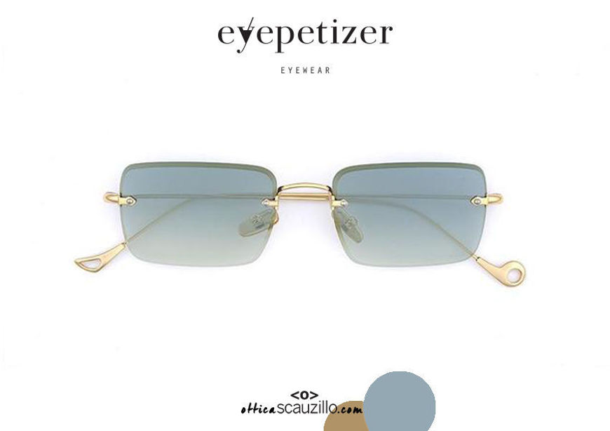 Acquista online su otticascauzillo.com il tuo nuovo occhiale da sole rettangolare EYEPETIZER Rendez-vous DEAN col. C.4-25F oro
