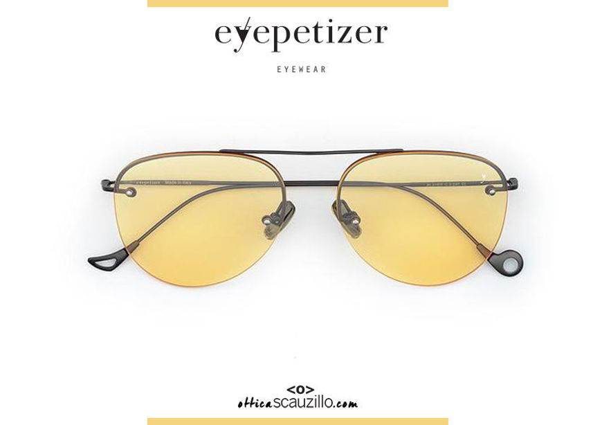 Acquista online su otticascauzillo.com il tuo nuovo occhiale da sole aviator EYEPETIZER Carmel PLAYER col. C.3-24F giallo