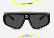 shop online new Dolce & Gabbana DG 6177 mask sunglasses col. 501 black otticascauzillo.com acquisto online nuovo Occhiale da sole a mascherina Dolce&Gabbana DG 6177 col. 501 nero