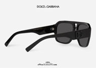 shop online new Oversized aviator sunglasses David Gandy Dolce & Gabbana DG 4403 col. 501 black otticascauzillo.com acquisto online nuovo  Occhiale da sole aviator oversize David Gandy Dolce&Gabbana DG 4403 col.  501 nero