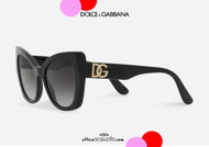 shop online new Pointed sunglasses Jennifer Lopez Dolce & Gabbana DG 4405 col. 501 black otticascauzillo.com acquisto online nuovo  Occhiale da sole a punta Jennifer Lopez Dolce&Gabbana DG 4405 col. 501 nero