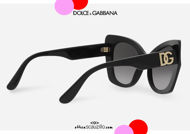 shop online new Pointed sunglasses Jennifer Lopez Dolce & Gabbana DG 4405 col. 501 black otticascauzillo.com acquisto online nuovo  Occhiale da sole a punta Jennifer Lopez Dolce&Gabbana DG 4405 col. 501 nero