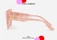 shop online new Pointed sunglasses Jennifer Lopez Dolce & Gabbana DG 4405 col. 3347 pink on otticascauzillo.com acquisto online nuovo  Occhiale da sole a punta Jennifer Lopez Dolce&Gabbana DG 4405 col. 3347 rosa