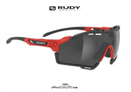 shop online new Rudy Project CUTLINE Red and Black racing glasses otticascauzillo.com acquisto online nuovo Occhiale da corsa Rudy Project CUTLINE Rosso e Nero